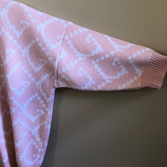 Crew Neck 3/4 Sleeve Knit Sweater Top Designs - Picture 3 of 6